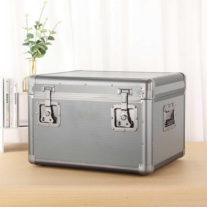 CF89可上锁的置物箱特大收纳箱 有盖装衣服的箱子 整理箱书箱子懒