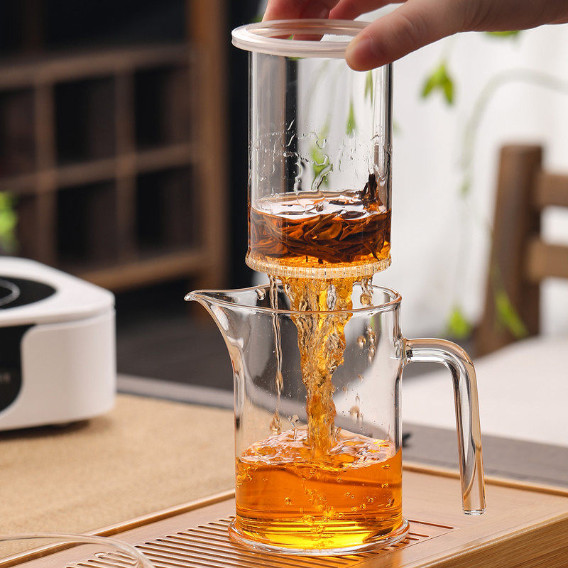 玻璃杯泡茶杯男女生高颜值水杯茶水分离设计小众高档个人专用茶杯,餐饮具,茶杯,淘宝优惠券,粉丝福利购,淘宝优惠卷