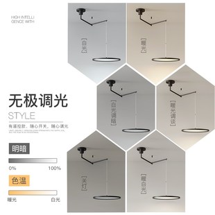 创意ld吊灯移位灯现代客厅灯卧室灯摇臂饭厅吧台灯具