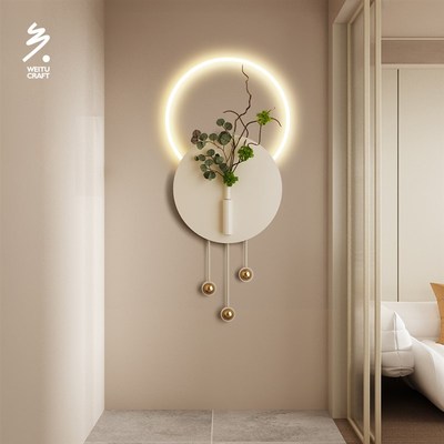 奶油风金属壁饰挂饰墙壁装饰玄关壁挂饭厅客厅沙发背景墙面装饰品