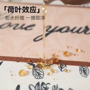 法式级新款棉麻桌布环保无异味水洗桌垫防水防滑布艺餐桌台布