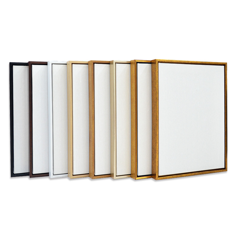 免装裱油画框带画布外框亚麻油画布成品装饰画内框丙烯定制做L型