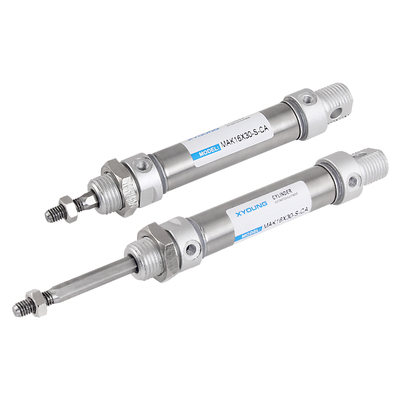 轴旋转迷你气缸六角活塞杆迷你气缸