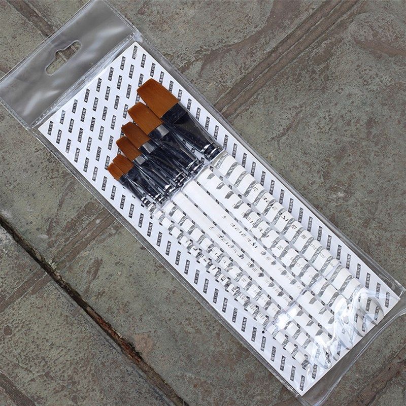 贝尔斯平头尼龙毛杆水粉笔画笔丙烯画笔支装,文具电教/文化用品/商务用品,水粉/水彩/油画专用笔,淘宝优惠券,粉丝福利购,淘宝优惠卷