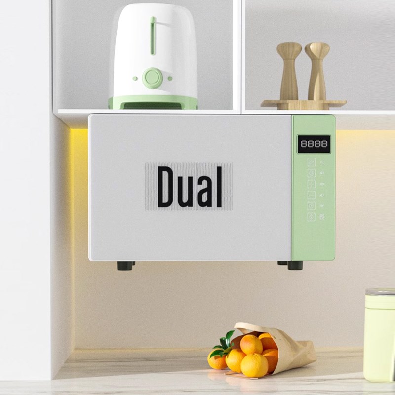 Dul吊挂微波炉家用壁挂小型解冻悬挂式平板加热支持语音播报功能