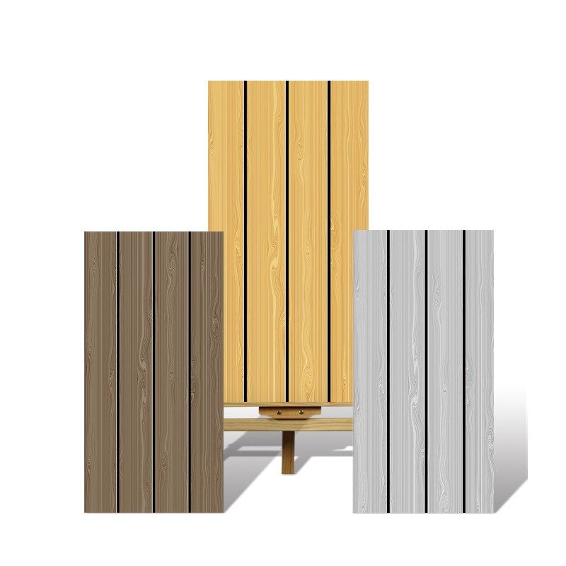 学校商用墙围护墙板墙贴仿木纹墙纸自粘防水防潮墙裙仿铝塑板壁纸