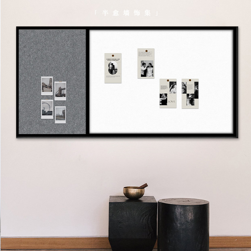 毛毡墙作品展墙面装饰展板装饰照软木板/照片板/毛毡