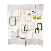 布艺屏风客厅酒店卧室玄关现代小户型墙