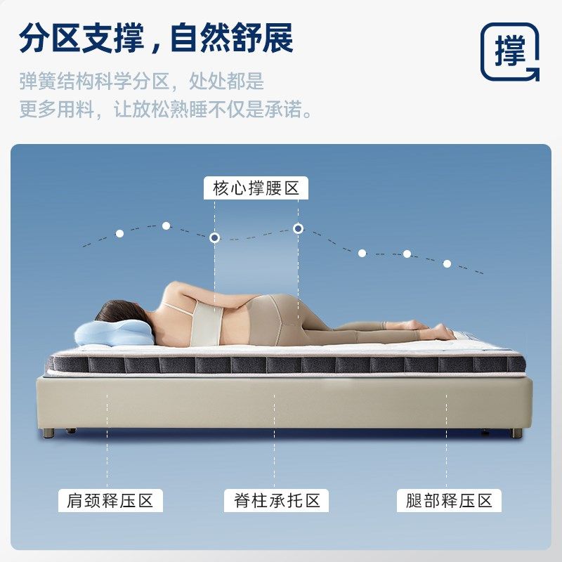 奈高(NIO)椰棕床垫型精细黄麻床垫偏硬防螨护脊硬床垫,住宅家具,椰棕床垫,淘宝优惠券,粉丝福利购,淘宝优惠卷