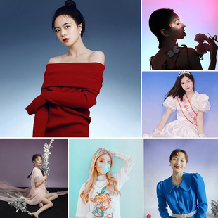 渐变背景布新款背景纸拍照道具昭和摄影场景背景板饰品背景墙