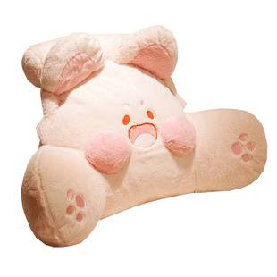 爱正嘟嘟喵床头靠垫靠枕嘟嘟猫卧室宿舍床上护腰靠背垫寝室