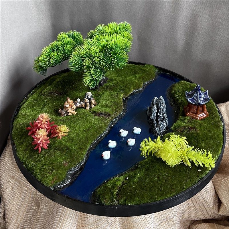 酒店餐桌大圆桌中间转盘摆圆形创意桌装饰品摆设桌,家居饰品,仿真花/假花,淘宝优惠券,粉丝福利购,淘宝优惠卷