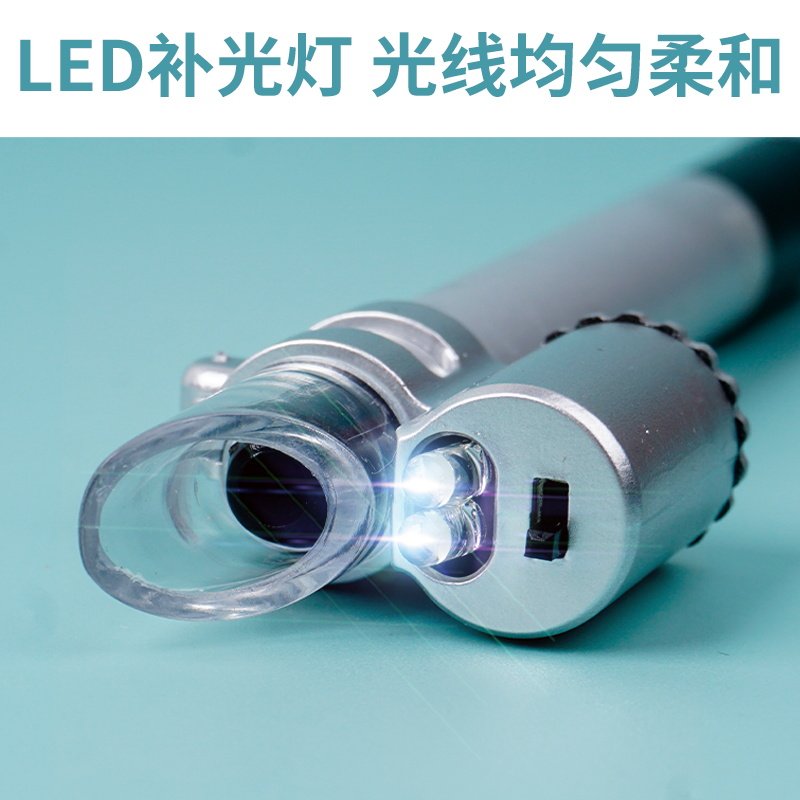 笔式放大镜高倍显微镜带ld灯刻度测量手持看纺织印刷品鉴定,文具电教/文化用品/商务用品,放大镜,淘宝优惠券,粉丝福利购,淘宝优惠卷