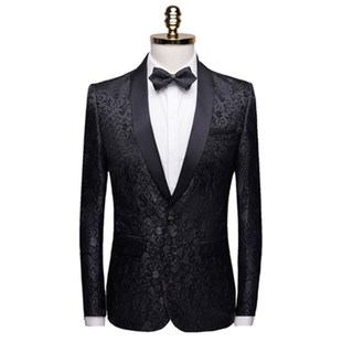 演出服男帅气歌手主持人服装舞台大合唱男士宴会礼服结婚新郎西服