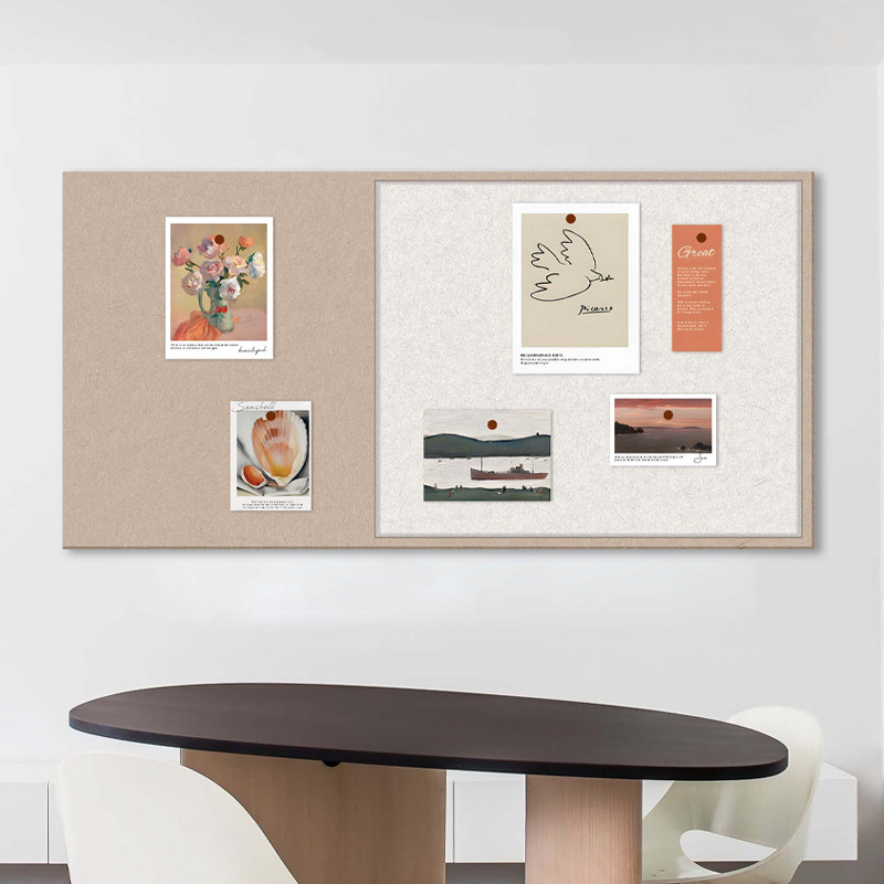 奶油风软木板照片墙毛毡板墙背景墙板留言板挂墙玄关客厅墙面装饰,文具电教/文化用品/商务用品,记事板/留言板,淘宝优惠券,粉丝福利购,淘宝优惠卷