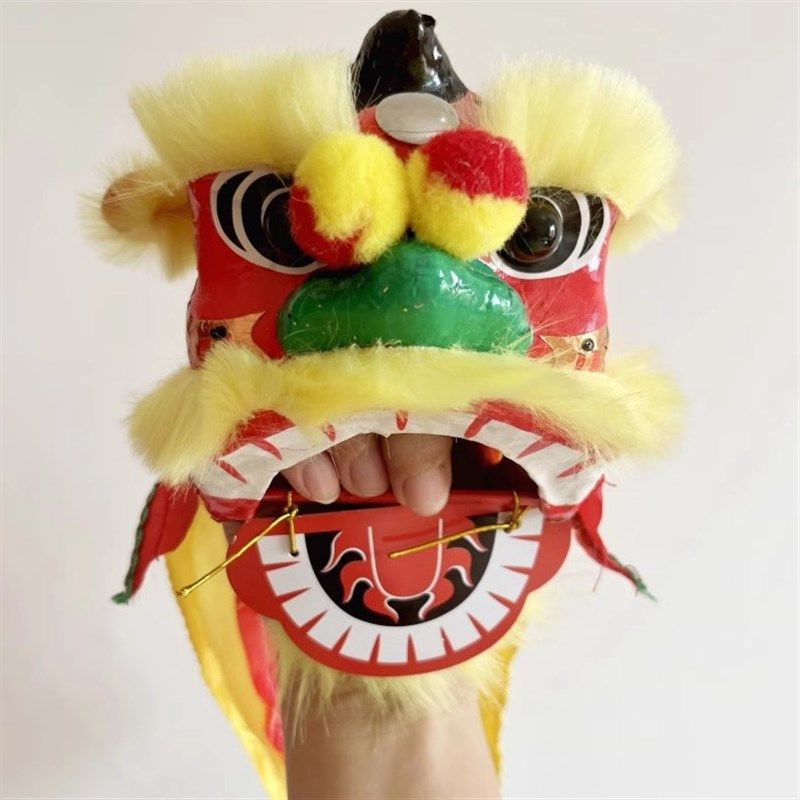 广州岭南小舞狮头di材料包醒狮子手工制作半成品儿童玩手偶拳头,特色手工艺,其他,淘宝优惠券,粉丝福利购,淘宝优惠卷