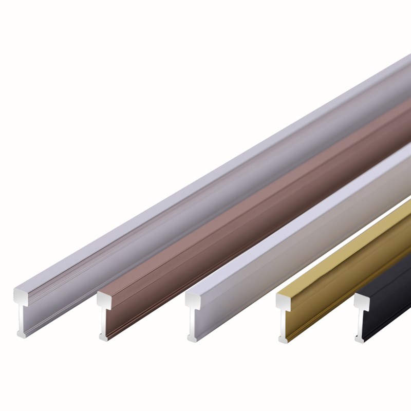 铝合金加厚T型条线条不锈钢装饰压条收边条金属瓷砖收口条门槛条