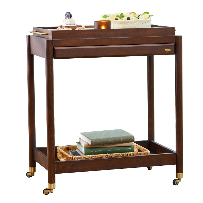 实木餐车客厅小推车家用烧烤茶水车酒水车送餐车手推车,收纳整理,家用收纳手推车,淘宝优惠券,粉丝福利购,淘宝优惠卷