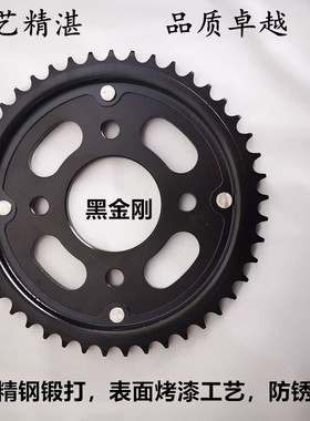 适用 钱江风暴太子QJF牙盘链轮链盘链静音油封链条