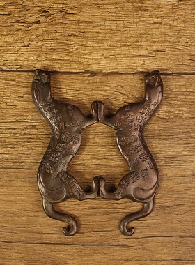 古玩合金仿古青铜器包浆虎符古代兵符信物秦虎符文玩收藏道具摆设