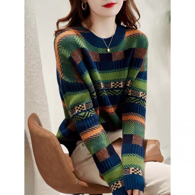 2025新款100纯色羊毛开衫外套女圆领羊绒衫毛衣女针织打底衫外套