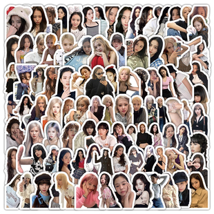 500张BLACKPINK贴纸合集Lisa金智秀朴彩英金珍妮组合韩娱明星贴画