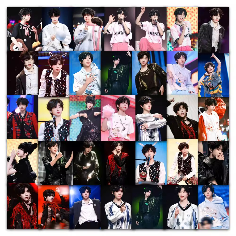 63张陈奕恒公演神图贴纸明星周边TF家族装饰手机壳行李箱防水贴画