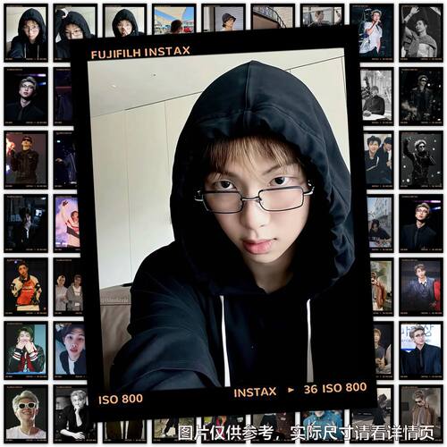 126张防弹少年团金南俊拍立得贴纸RM多造型写真追星装饰周边贴画