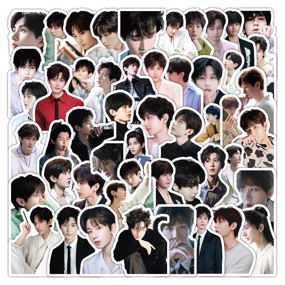 成毅贴纸内娱高颜值明星周边高清写真行李箱手机手账装饰防水贴画