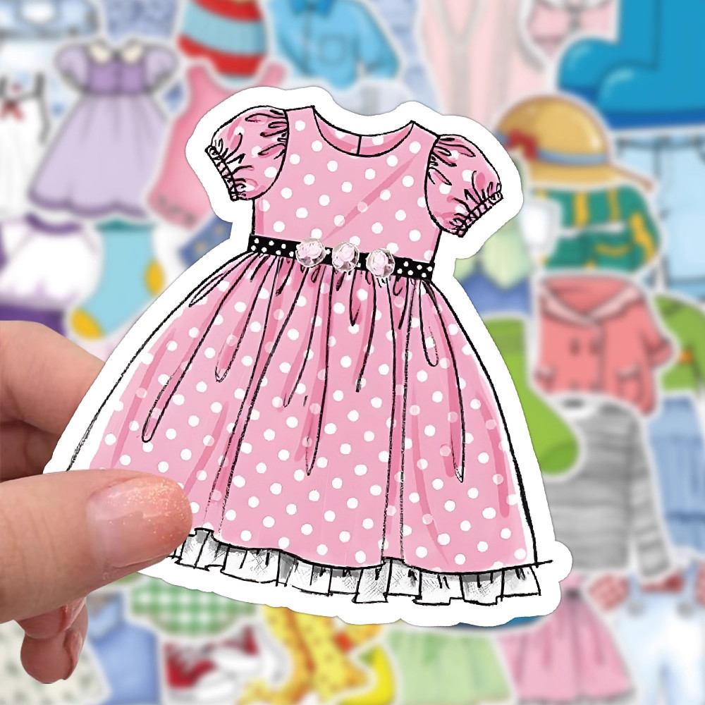 卡通彩绘服饰贴纸怀旧简约儿童衣服贴画装饰手机手账素材防水贴画,文具电教/文化用品/商务用品,贴纸/立体贴纸,淘宝优惠券,粉丝福利购,淘宝优惠卷