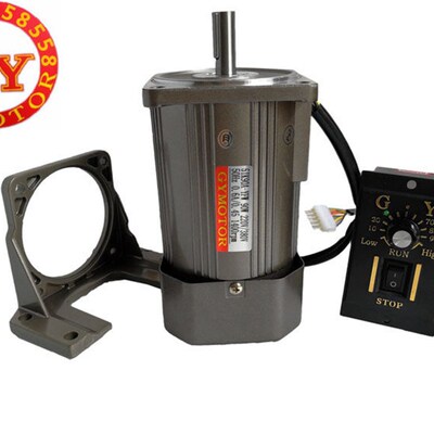 GYMOTOR微型交流调速光轴电机马达90W单相220v1400rpm送调速器
