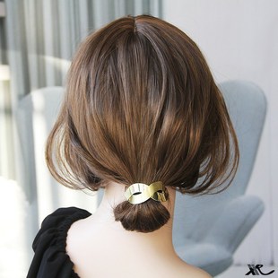 短发尴尬期头饰头绳女高级感扎头发神器过渡期头花发圈低马尾发饰