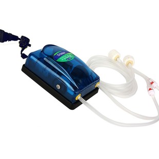 松宝增氧泵小型鱼缸氧气泵248A 家用打氧机水族箱迷你冲氧泵 348A