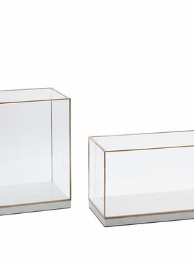 创意玻璃罩装饰品工艺品外框展示架客厅桌面软装饰品客厅展示底座