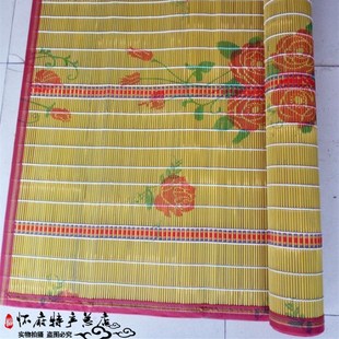 中国结印花竹门帘竹帘竹窗帘竹子门帘帘防蚊子防苍蝇家用门帘挂帘