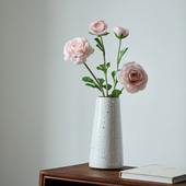 梵悦 景德镇手工陶瓷花器桌面水培花瓶简约单只干花鲜花装 饰品