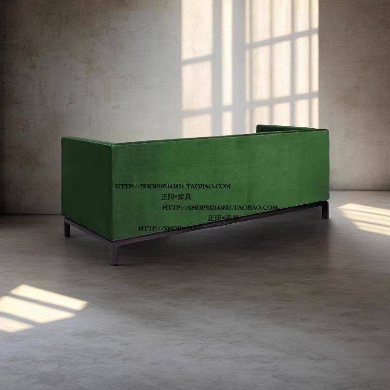 北欧美式乡村实木纽扣布艺双人三人位沙发设计师创意组合客厅家具