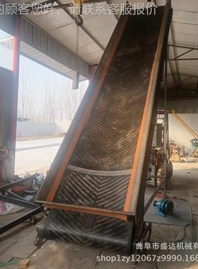 裙板挡板C自动化皮皮输送机供SD-PDJ应带PV绿色带上料机传送带价