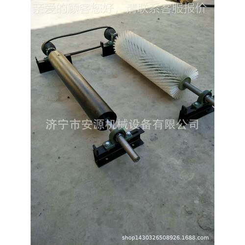 滚刷清扫力AY-XQ-80毛器 无扫动皮带刷清器 矿用电动滚刷清扫器