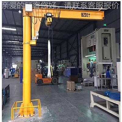 供厂应柱式悬臂吊 电动旋立家转小型起重QWR设备