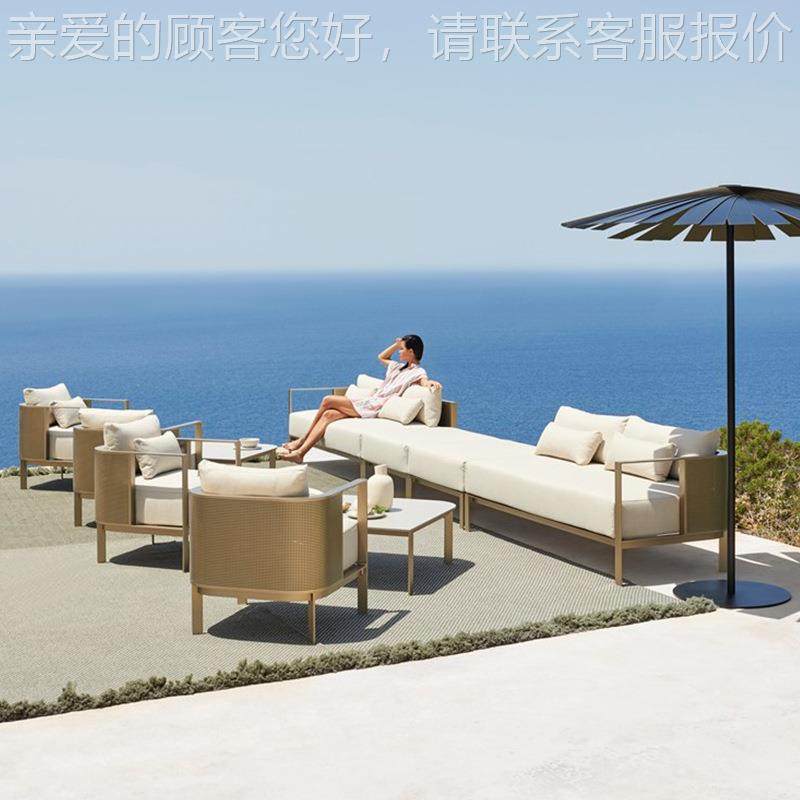 北欧户沙发阳856台园工程椅蜂窝外不锈钢室外沙滩庭院花休闲沙发,住宅家具,户外沙发,淘宝优惠券,粉丝福利购,淘宝优惠卷