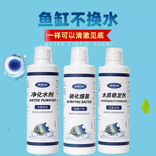 倍羽正品水族6号鱼缸硝化细菌水质发黄长藻发绿发白去浑浊净化剂