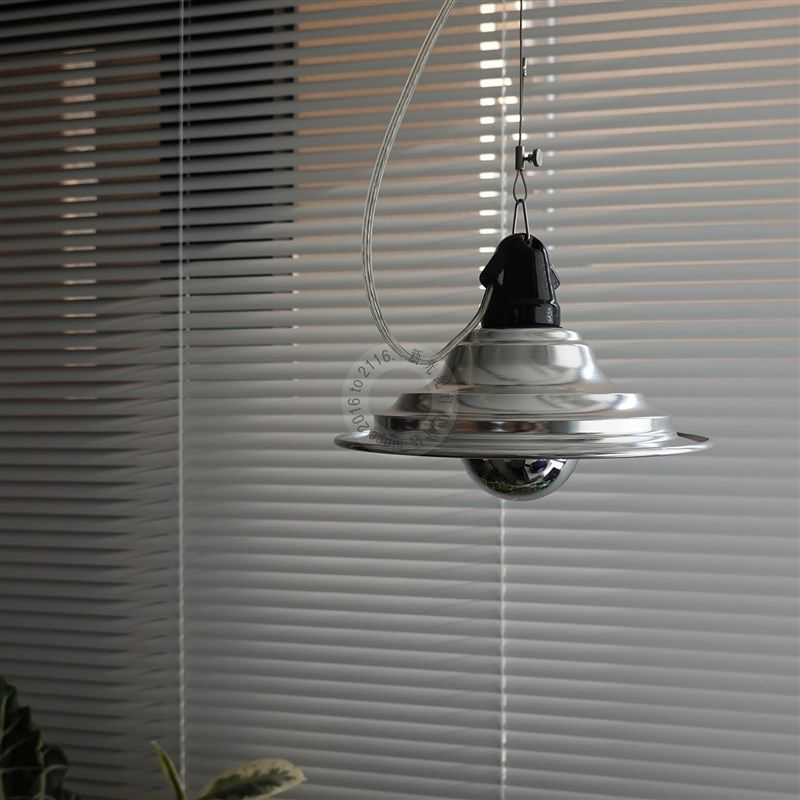 新光纪 飞碟吊灯 铝制灯罩复古陶瓷工业风钢丝吊灯,家装灯饰光源,餐厅吊灯,淘宝优惠券,粉丝福利购,淘宝优惠卷
