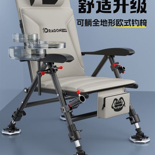 新款钓椅全地形欧式钓鱼椅子折叠便携多功能加厚可躺台钓小座椅凳
