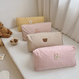 ins韩国儿童房床头靠背靠枕腰靠宝宝床尾沙发靠垫卧室抱枕可拆洗