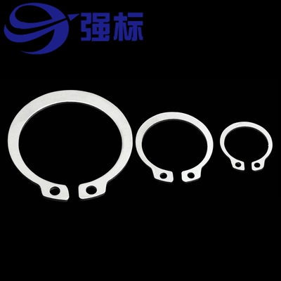 304不锈钢轴用挡圈 外卡卡簧C型挡圈 GB894 304外卡轴卡5-100