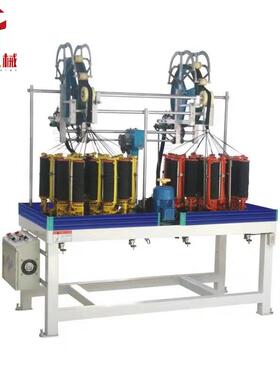 180型17锭2头自动高速编织机松紧绳尼龙绳棉绳PP绳编织机