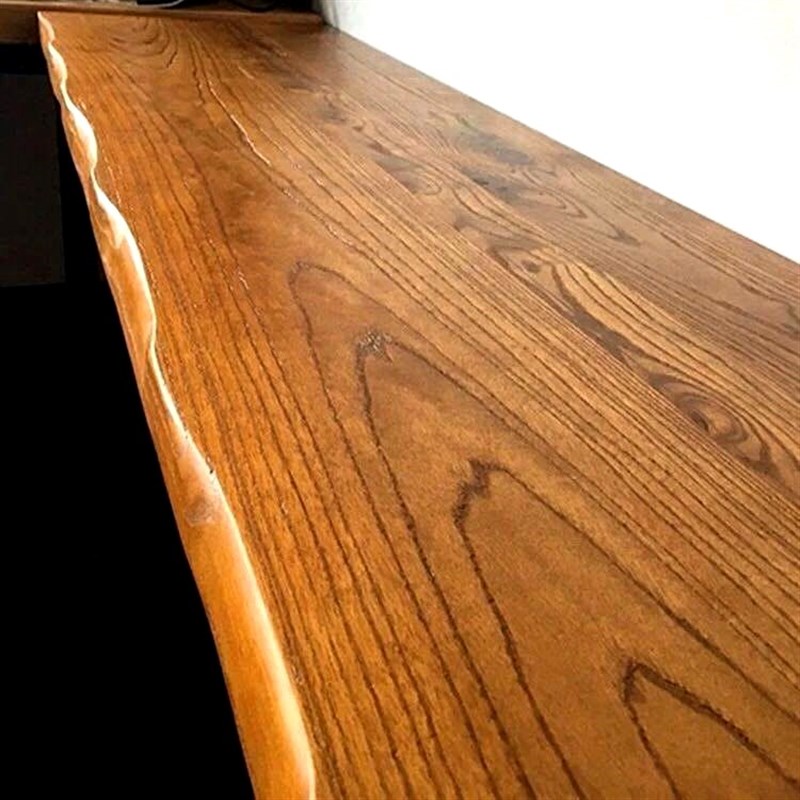 老榆木板实木板台面板餐桌工作台写字台窗台吧台板桌面板隔板定制