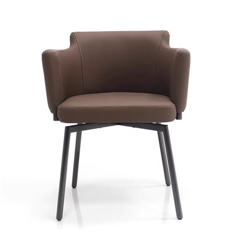 餐椅家用意式轻奢设计师椅子售楼处洽谈椅书桌化妆椅可旋转靠背椅