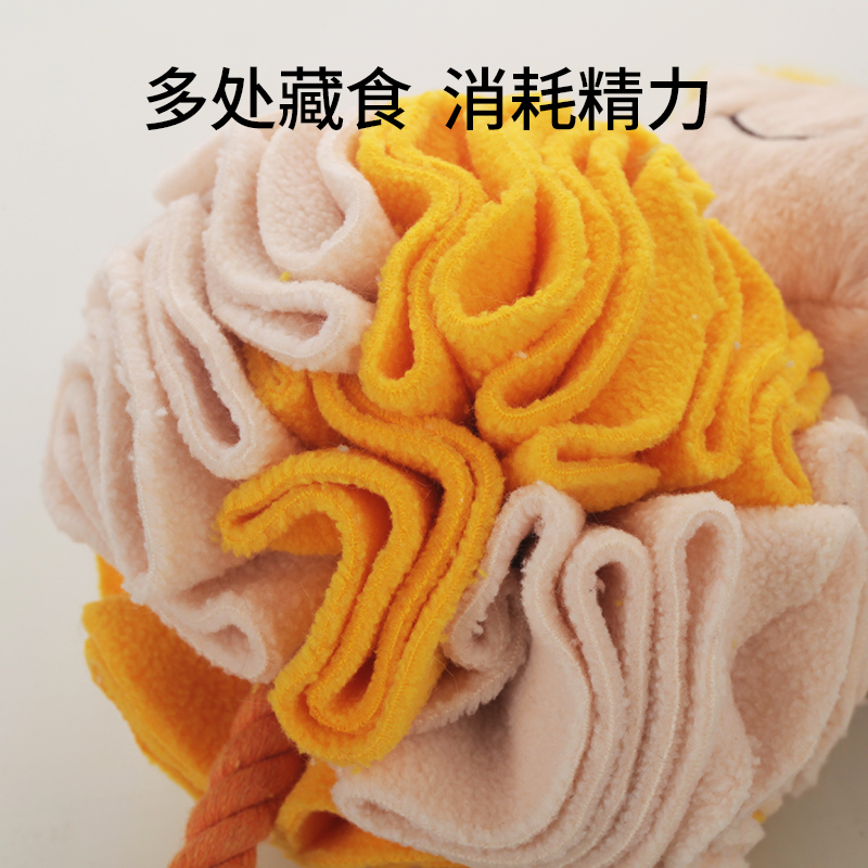 宠物玩具修狗毛绒类玩具中大型狗毛绒发声玩具可藏狗狗食嗅闻玩具